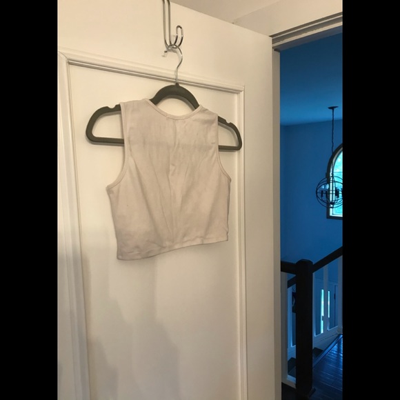 Forever 21 White Middle Knot Crop Top - Picture 12 of 13